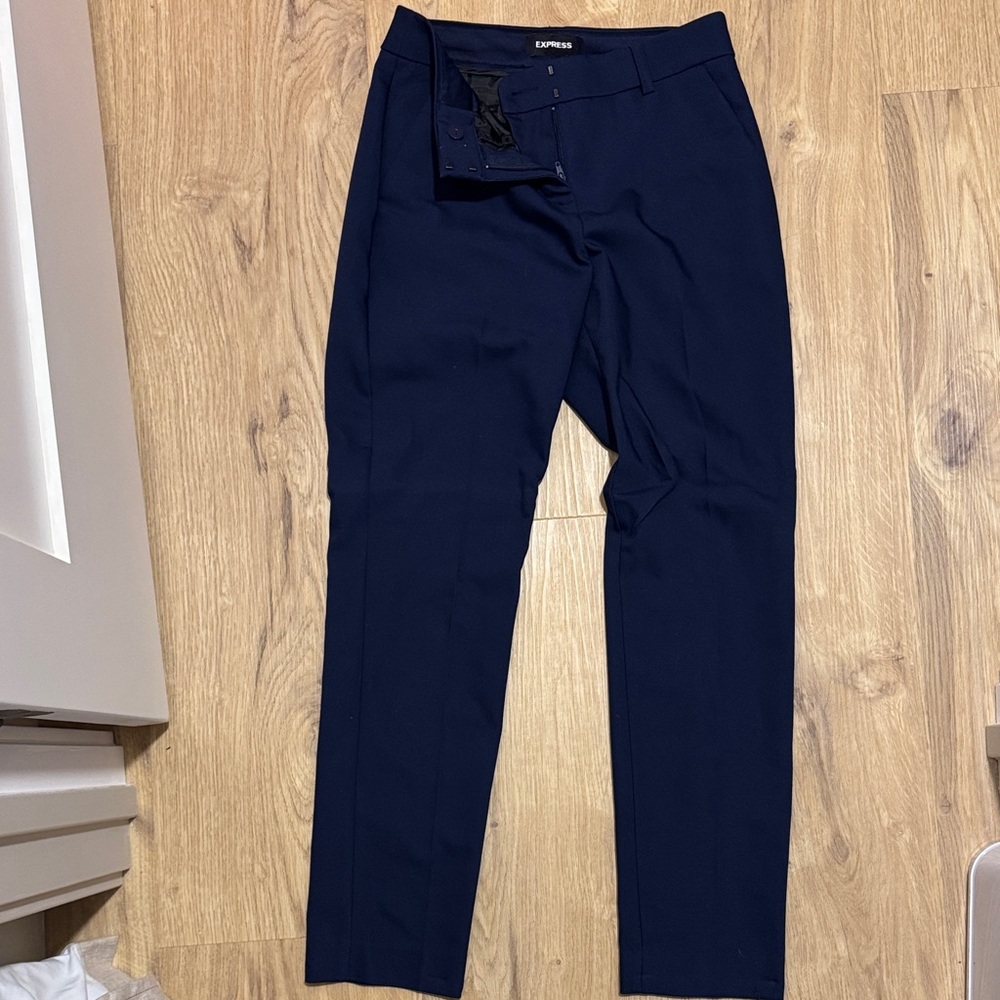 Express Dark Blue Dress Pants